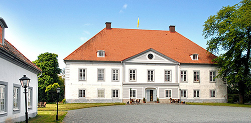 Exteriörbild på Västanå slott